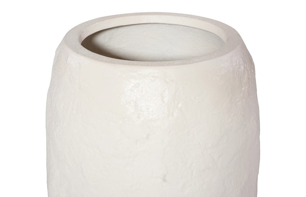 Phillips Collection Aera Planter - Sculptural Indoor Decor for Serene Spaces, Perfect for Statement Plants & Grouping Off White, Small PH119645