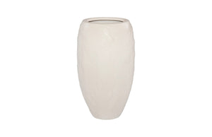 Phillips Collection Aera Planter - Sculptural Indoor Decor for Serene Spaces, Perfect for Statement Plants & Grouping Off White, Small PH119645