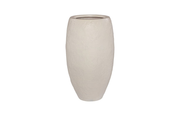 Phillips Collection Aera Planter - Sculptural Indoor Decor for Serene Spaces, Perfect for Statement Plants & Grouping Off White, Medium PH119646