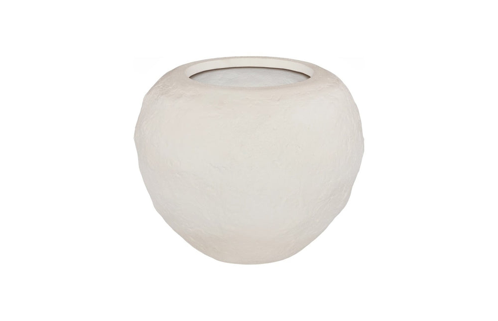 Phillips Collection Aera Planter - Sculptural Organic Design for Modern Interiors, Ideal for Home or Office Decor Off White, Small PH119648
