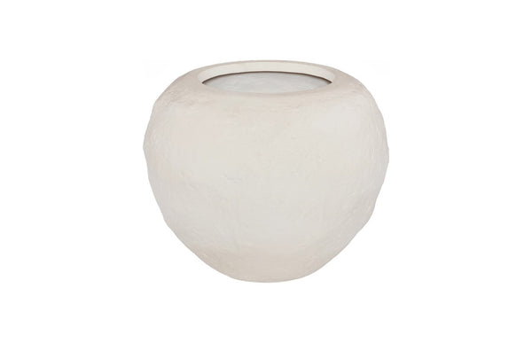 Phillips Collection Aera Planter - Sculptural Organic Design for Modern Interiors, Ideal for Home or Office Decor Off White, Small PH119648