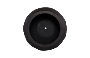 Phillips Collection Aera Planter - Sculptural Indoor Decor for Serene Spaces, Perfect for Statement Plants & Grouping Black, Small PH119651