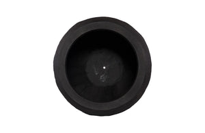 Phillips Collection Aera Planter - Sculptural Indoor Decor for Serene Spaces, Perfect for Statement Plants & Grouping Black, Large PH119653
