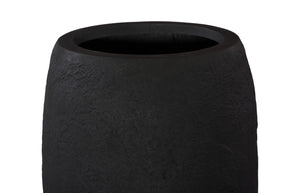 Phillips Collection Aera Planter - Sculptural Indoor Decor for Serene Spaces, Perfect for Statement Plants & Grouping Black, Large PH119653