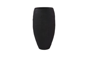 Phillips Collection Aera Planter - Sculptural Indoor Decor for Serene Spaces, Perfect for Statement Plants & Grouping Black, Large PH119653