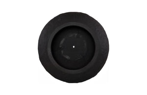 Phillips Collection Aera Planter Wide - Sculptural Indoor/Outdoor Decor with Stone-Like Finish for Stylish Spaces Black, Medium PH119655