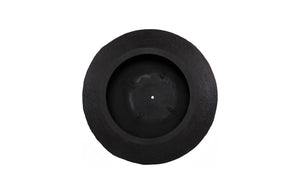 Phillips Collection Aera Planter Wide - Sculptural Indoor/Outdoor Decor with Stone-Like Finish for Stylish Spaces Black, Large PH119656