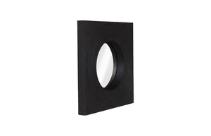 Phillips Collection Void Mirror - Minimalist Sculptural Wall Decor in Luxe Resin for Modern and Contemporary Spaces Black Stone PH119829