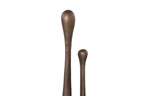 Phillips Collection Duo Sculpture, Elegant Bronze-Finished Abstract Art Piece for Modern Home Décor & Display PH119830