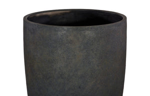 Phillips Collection Flora Grande Planter - Sculptural Resin Design for Indoor and Outdoor Greenery, Perfect for Large Plants Gray, Large PH119883