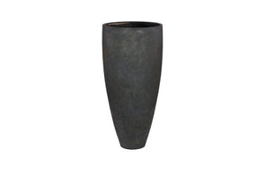 Phillips Collection Flora Grande Planter - Sculptural Resin Design for Indoor and Outdoor Greenery, Perfect for Large Plants Gray, Large PH119883