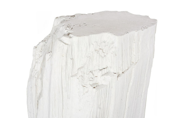 Phillips Collection Stratified Cast Stone Pedestal - Modern Roman Stone Design for Art Display & Architectural Accent PH119990