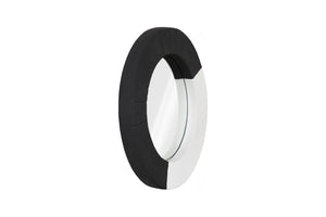 Phillips Collection Eclipse Mirror: Modern Two-Tone Wall Art with Sculptural Flair for Chic Home Decor and Style PH120046