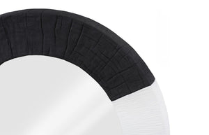 Phillips Collection Eclipse Mirror: Modern Two-Tone Wall Art with Sculptural Flair for Chic Home Decor and Style PH120046