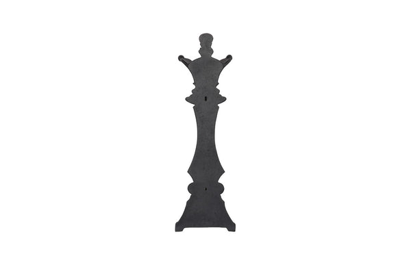 Phillips Collection Queen Chess Wall Decor - Elegant Black Resin Sculpture for Stylish Home and Game Room Accents Cast Stone Black PH120074