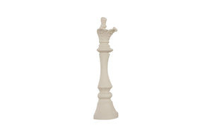 Phillips Collection Queen Chess Wall Decor - Elegant Black Resin Sculpture for Stylish Home and Game Room Accents Cast Stone White PH120075