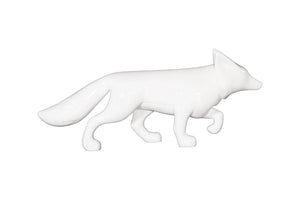 Phillips Collection Fox Silhouette Sculpture Gel Coat Finish Minimalist Art Accent for Console or Shelf PH120082