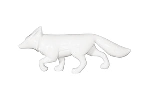 Phillips Collection Fox Silhouette Sculpture Gel Coat Finish Minimalist Art Accent for Console or Shelf PH120082