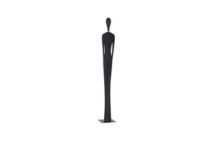 Phillips Collection Payo Sculpture, Striking Black Matte Statement Piece for Modern Décor & Artistic Interior Design PH120170