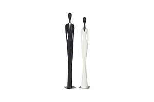 Phillips Collection Payo Sculpture, Striking Black Matte Statement Piece for Modern Décor & Artistic Interior Design PH120170
