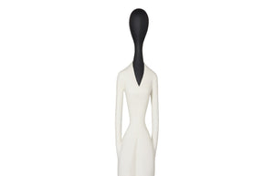 Phillips Collection Paya Sculpture - Tall White Resin Art Piece for Modern Minimalist Décor in Entryways & Living Rooms PH120171