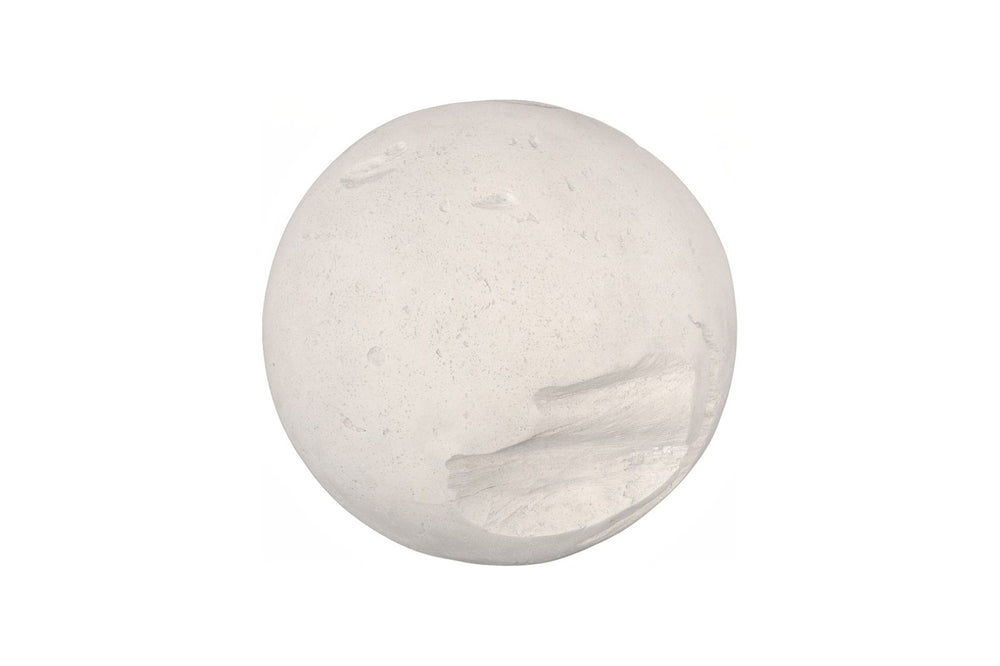 Phillips Collection Cast Root Floor Ball - Sculptural Resin and Stone Composite Accent for Indoor and Outdoor Decor Roman Stone PH120172