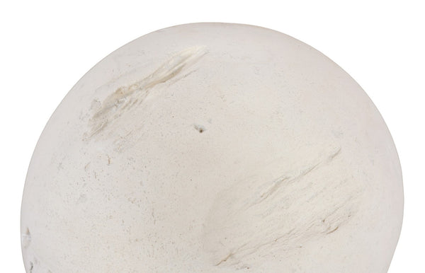 Phillips Collection Cast Root Floor Ball - Sculptural Resin and Stone Composite Accent for Indoor and Outdoor Decor Roman Stone PH120172