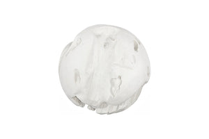 Phillips Collection Cast Root Floor Ball - Handcrafted Resin Accent for Indoor & Outdoor Décor, Sculptural Elegance Roman Stone PH120174
