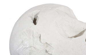 Phillips Collection Cast Root Floor Ball - Handcrafted Resin Accent for Indoor & Outdoor Décor, Sculptural Elegance Roman Stone PH120174