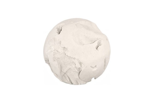 Phillips Collection Cast Root Floor Ball - Handcrafted Resin Accent for Indoor & Outdoor Décor, Sculptural Elegance Roman Stone PH120174