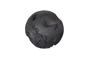 Phillips Collection Cast Root Floor Ball - Handcrafted Resin Accent for Indoor & Outdoor Décor, Sculptural Elegance Charcoal Stone PH120177