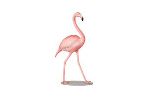 Phillips Collection Flamingo Sculpture - Elegant Tropical Décor Accent, Graceful Resin Design for Modern or Coastal Interiors PH120178