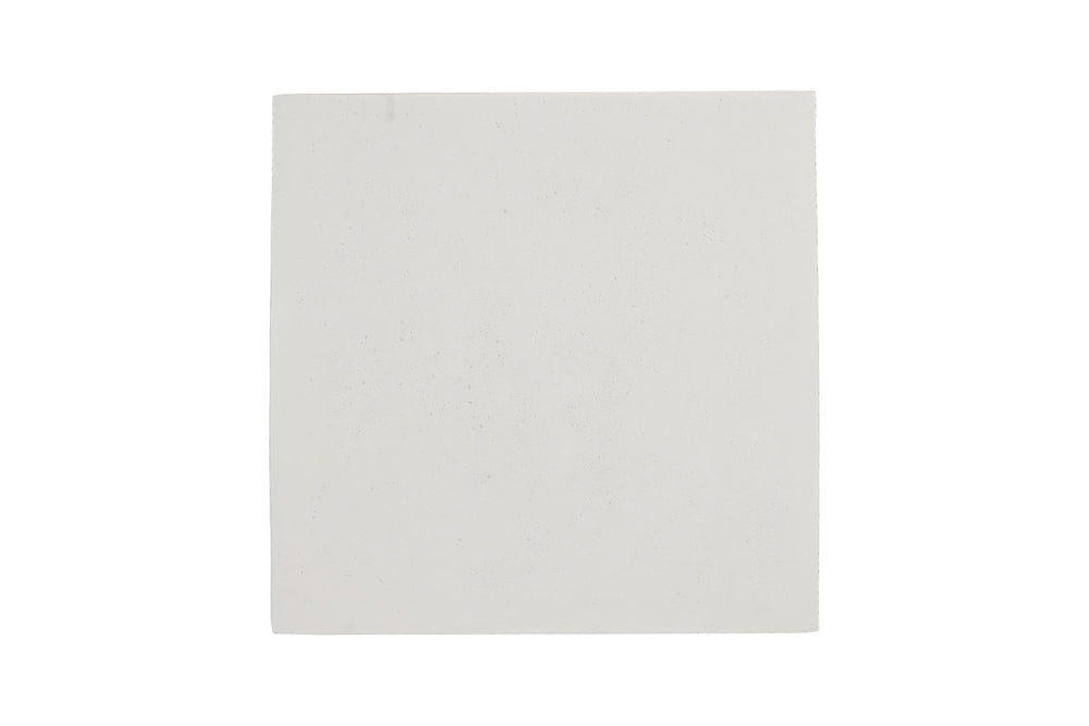 Phillips Collection Void Modern Side Table – Sculptural Resin Accent with Off-White Finish for Stylish Small Spaces White Stone PH120242