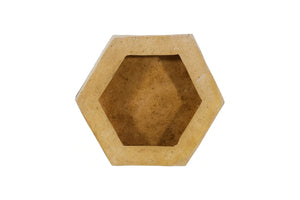 Phillips Collection Hexagon Wall Tiles Set of 3 – Modern Rustic Roman Stone Decor for Stylish Interior Design PH120497
