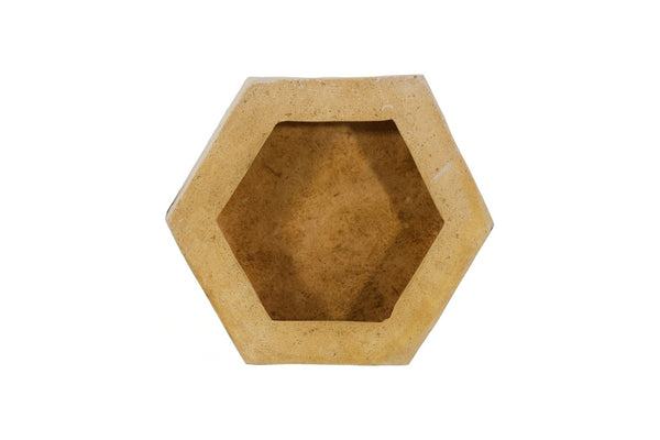 Phillips Collection Hexagon Wall Tiles Set of 3 – Modern Rustic Roman Stone Decor for Stylish Interior Design PH120497