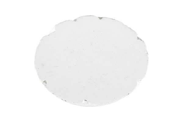 Phillips Collection Shear Oval Sculptural Side Table Cast Resin Crushed Stone Geological Texture Accent PH120517