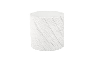 Phillips Collection Shear Oval Sculptural Side Table Cast Resin Crushed Stone Geological Texture Accent PH120517
