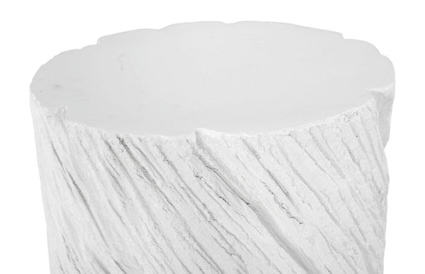 Phillips Collection Shear Oval Sculptural Side Table Cast Resin Crushed Stone Geological Texture Accent PH120517