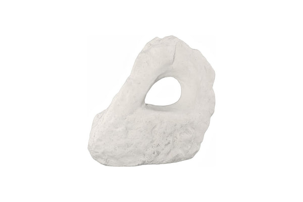 Phillips Collection Cast Cheese Stone Sculpture - Compact Roman Stone Decor for Modern and Classic Interiors, 36" L PH120542