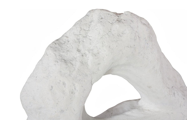 Phillips Collection Cast Cheese Stone Sculpture - Compact Roman Stone Decor for Modern and Classic Interiors, 36" L PH120542