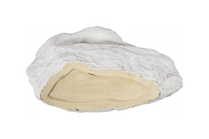 Phillips Collection Cast Cheese Stone Sculpture - Compact Roman Stone Decor for Modern and Classic Interiors, 36" L PH120542