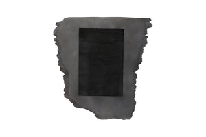 Phillips Collection Stratified Sedimentary Texture Wall Art Large Scale Sculptural Geological Decor Piece Charcoal Stone PH120544