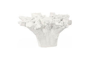 Phillips Collection Cast Tree Root Resin Dining Table with 72 Inch Glass Top Organic Modern Sculptural Base PH120547