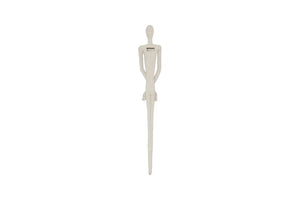 Phillips Collection Lloyd Vertical Wall Sculpture Roman Stone Finish Cast Resin Modern Entryway Art PH120550