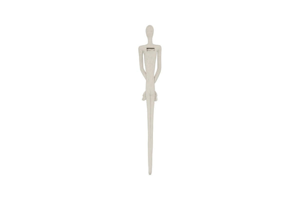 Phillips Collection Lloyd Vertical Wall Sculpture Roman Stone Finish Cast Resin Modern Entryway Art PH120550