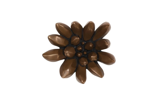 Phillips Collection Compactum Succulent Sculptural Wall Art Bronze Metallic Relief Botanical Decor Piece PH120644
