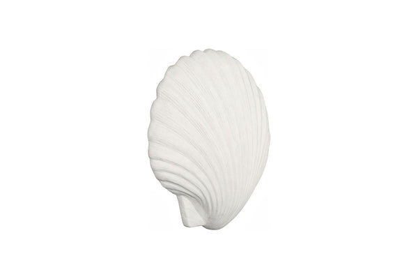 Phillips Collection Sea Shell Resin Wall Sculpture Crushed Stone Finish Coastal Bohemian Decor Accent PH120647