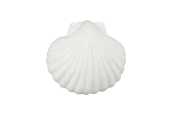 Phillips Collection Sea Shell Resin Wall Sculpture Crushed Stone Finish Coastal Bohemian Decor Accent PH120647