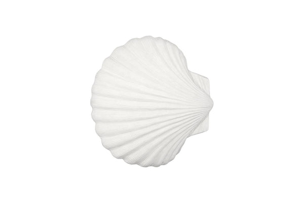 Phillips Collection Sea Shell Resin Wall Sculpture Crushed Stone Finish Coastal Bohemian Decor Accent PH120647