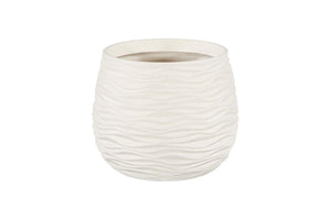 Phillips Collection Wavy Ceramic Sculptural Vase with Undulating Form for Shelf or Console Decor PH120770